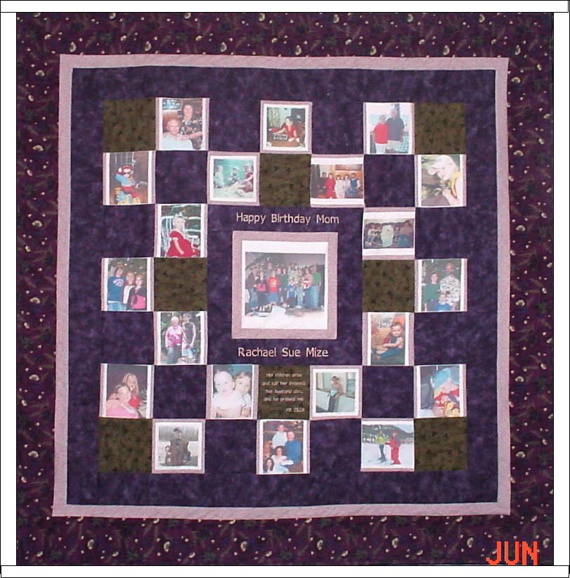 custom collage quilt