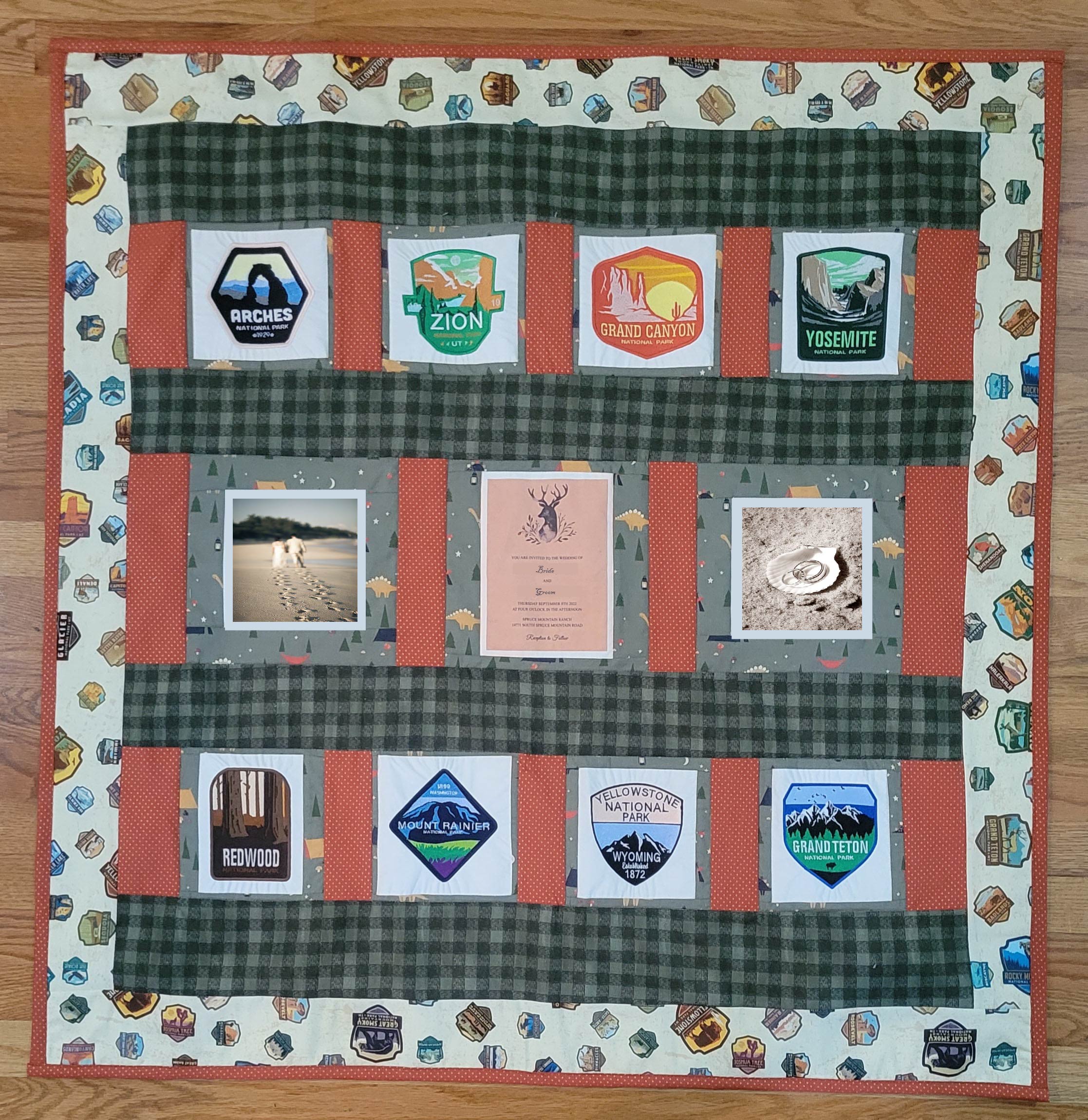 custom wedding quilt